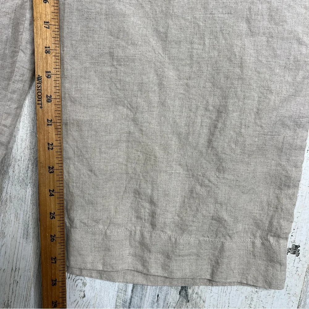 Tommy Bahama 100% Linen Pants Women's Size XL Pull-on Light Academia Lagenlook